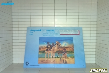Инструкция к набору Playmobil 5389pm: Египетский воин с верблюдом