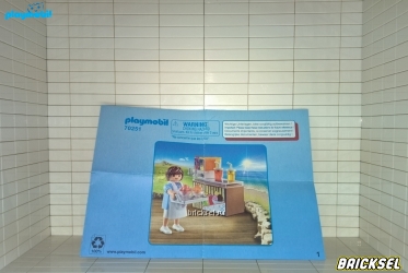 Инструкция к набору Playmobil 70251pm: Уличный торговец